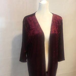 Shannon Ford New York Size 2X Deep Red Shawl